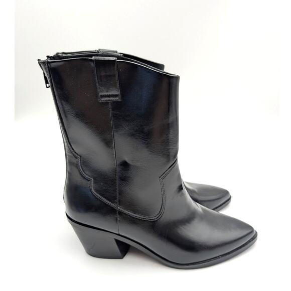 DV by Dolce Vita Imana Pointed Toe Western Boots Women's Black Size US8.5 EU39 - Picture 3 of 10